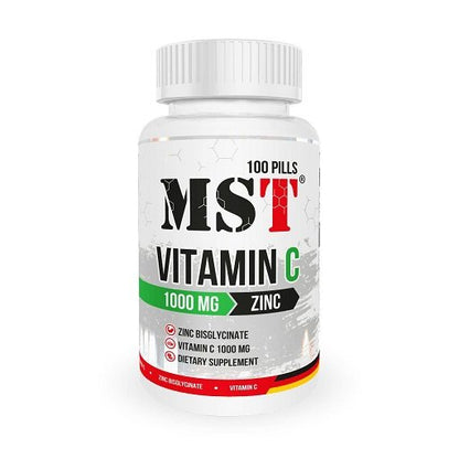 Haut, Haare & Nägel: ESN Collagen + NNT Vitamin B + MST Vitamin C – MST - Vitamin C 1000 + Zinc 100 Pillen