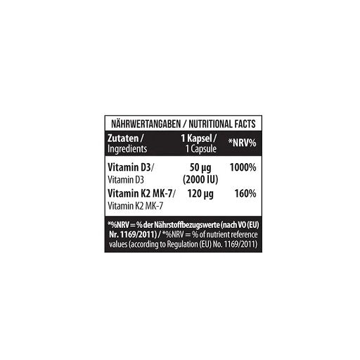 Einsteiger-Set: ESN Designer + BioTech Creatine + MST Vitamin D3 – MST - Vitamin D3 + K2 + MK-7 120 Kapseln