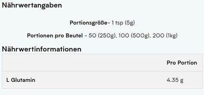 Trainings-Set: Psycho Pharma Edge of Insanity + MyProtein Glutamin – MyProtein Glutamin 1000g
