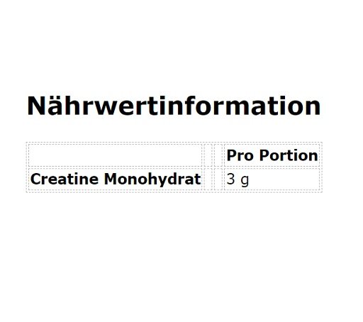 Muskelaufbau-Set: Sinob Honest Whey+ + MyProtein MyVitamins Creatine – MyProtein MyVitamins Creatine Monohydrate 250 Tabletten