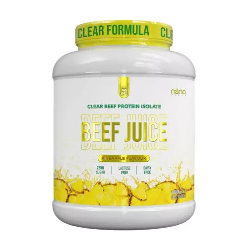 Apfel Sorten-Großset: Nanosupps Hydro + Nanosupps Beef + 2 weitere – Nanosupps Beef Juice 1800g (Pineapple)