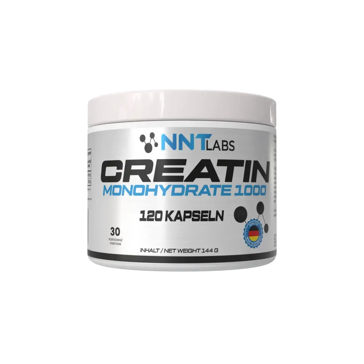 Muskelaufbau-Set: ESN Designer Whey + NNT Creatin 1000 mg – NNT Creatin 1000 mg 120 Kapseln