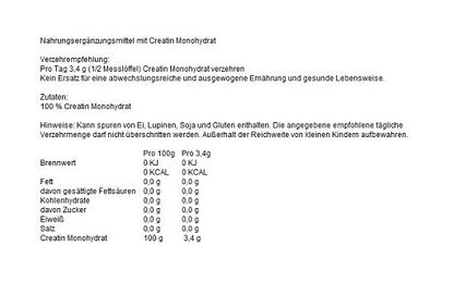 Masseaufbau-Set: INLEAD Instant Rice Pudding + NNT Creatin Monohydrat – NNT Creatin Monohydrat 500g