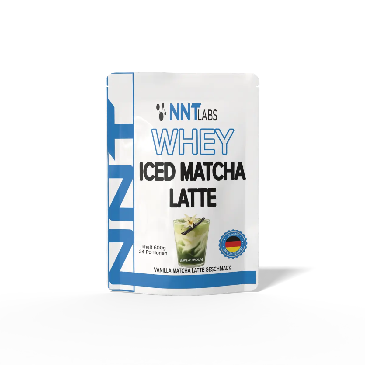 Vanille Sorten-Großset: Applied Nutriti + Mutant Mass + 2 weitere – NNT Whey ICED MATCHA LATTE 600g (Vanilla Matcha Latte)