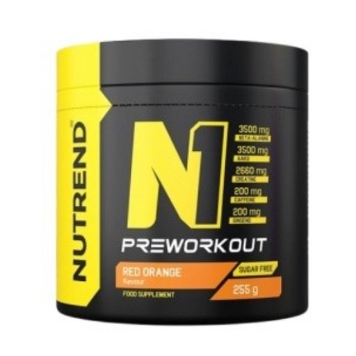 Pump-Set: Olimp AAKG Extreme Mega Caps + Nutrend N1 Preworkout 255g – Nutrend N1 Preworkout 255g NEU (Schwarze Johannisbeere)