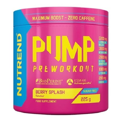 Booster-Probierset: Genius Nutrition + FA Nutrition Core + 2 weitere – Nutrend Pump 225g (Berry Splash)