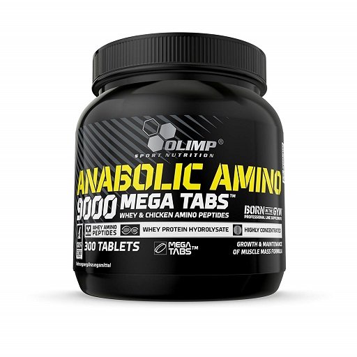 Olimp Marken-Großset: Anabolic Amino + L-Glutamine Mega + 3 weitere – Olimp Anabolic Amino 9000 Mega Caps - 300 Tabletten
