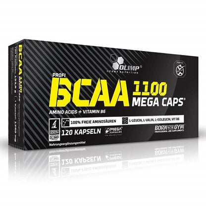 Kraft-Stack: BioTech Creatine + Psycho Pharma + Olimp BCAA Mega – Olimp BCAA Mega Caps - 120 Kapsel