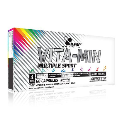 Grundversorgung: Olimp Vita-Min + Olimp Omega 3 + ESN Vitamin D3 – Olimp Vita-Min Multiple Sport 60 Kapsel