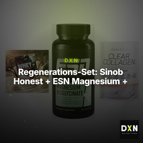 Regenerations-Set: Sinob Honest + ESN Magnesium + BioTech Clear – Clean Showcase Plus