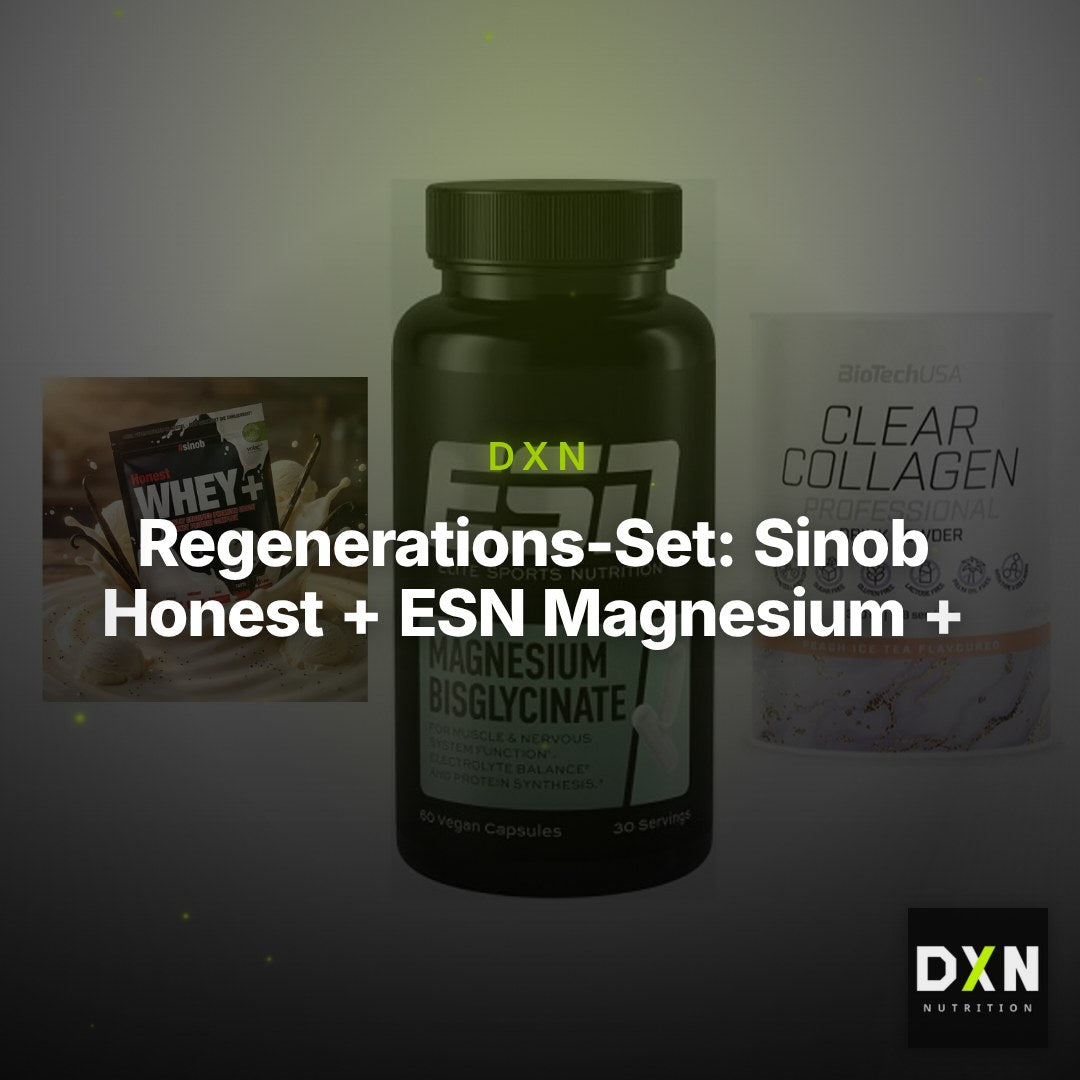 Regenerations-Set: Sinob Honest + ESN Magnesium + BioTech Clear – Clean Showcase Plus