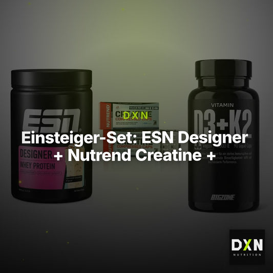 Einsteiger-Set: ESN Designer + Nutrend Creatine + Big Zone Vitamin – Clean Showcase Plus