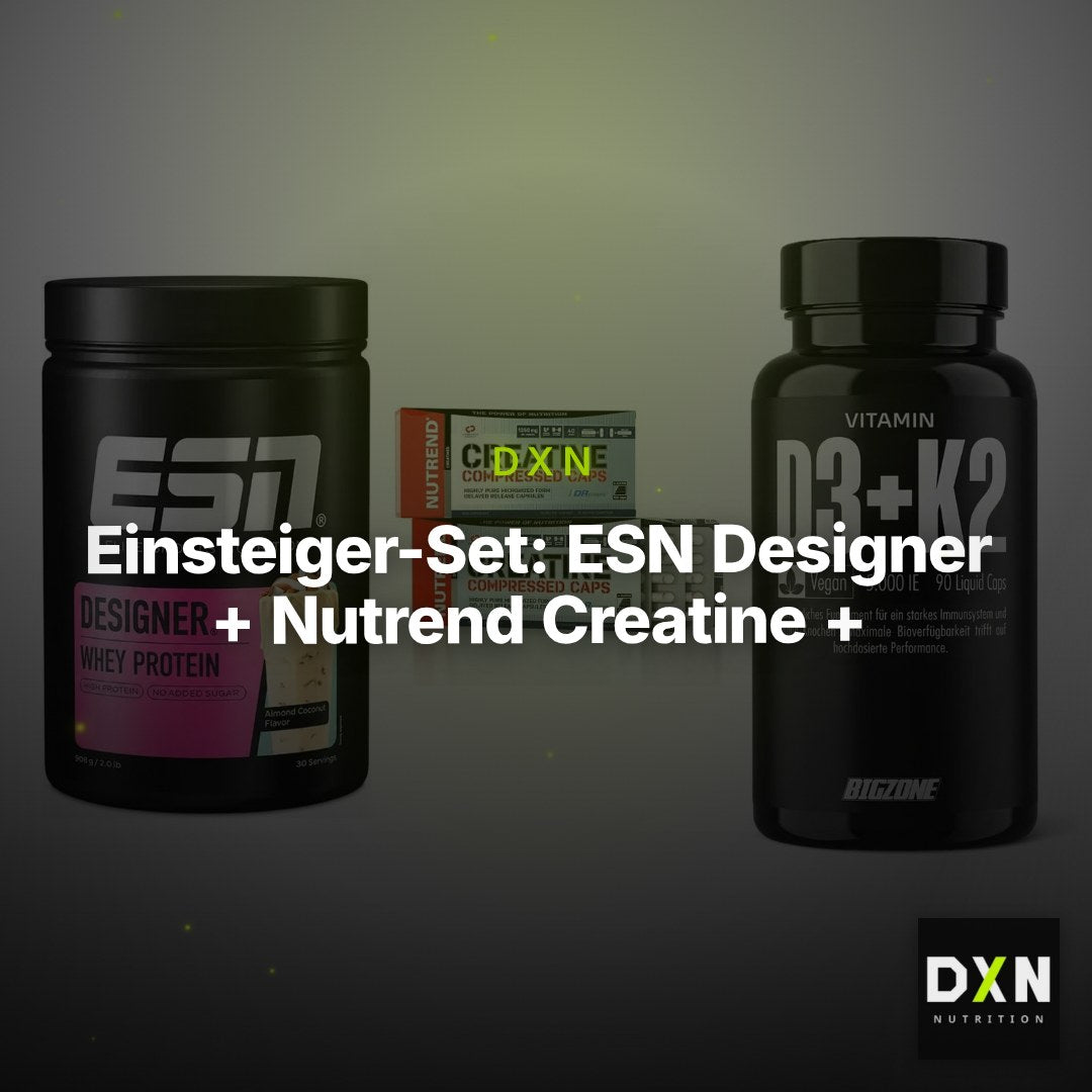 Einsteiger-Set: ESN Designer + Nutrend Creatine + Big Zone Vitamin – Clean Showcase Plus