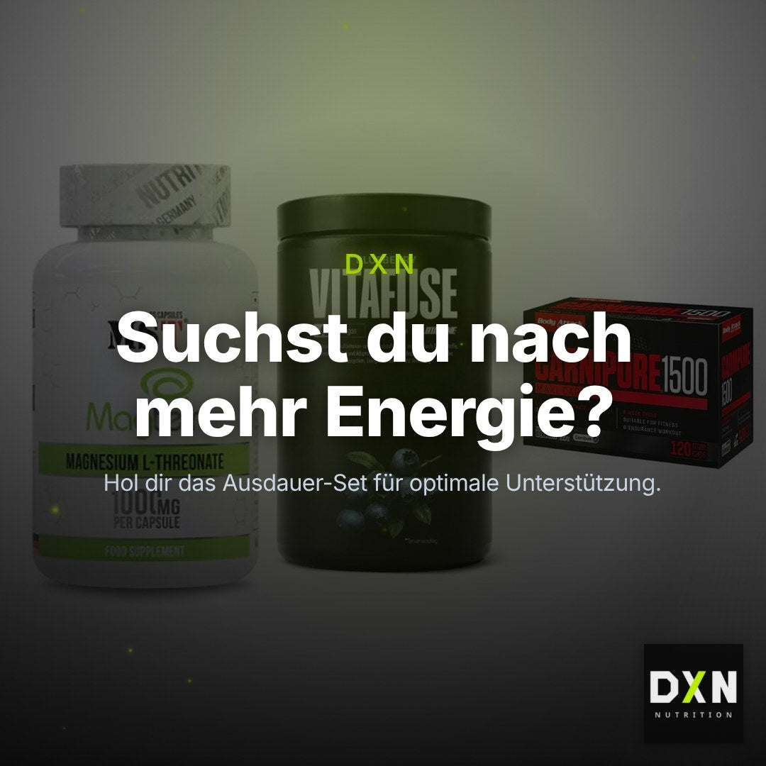 Ausdauer-Set: MST Magnesium + Big Zone Vitafus + Body Attack – Clean Showcase Plus