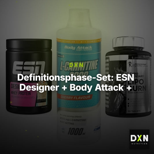 Definitionsphase-Set: ESN Designer + Body Attack + Kevin Levrone – Clean Showcase Plus