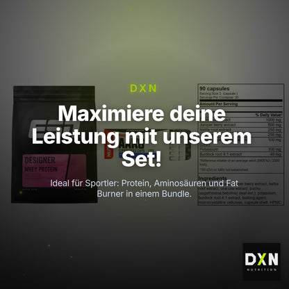Definitionsphase-Set: ESN Designer + Nutrend AAKG + GN Shred Cuts – Clean Showcase Plus