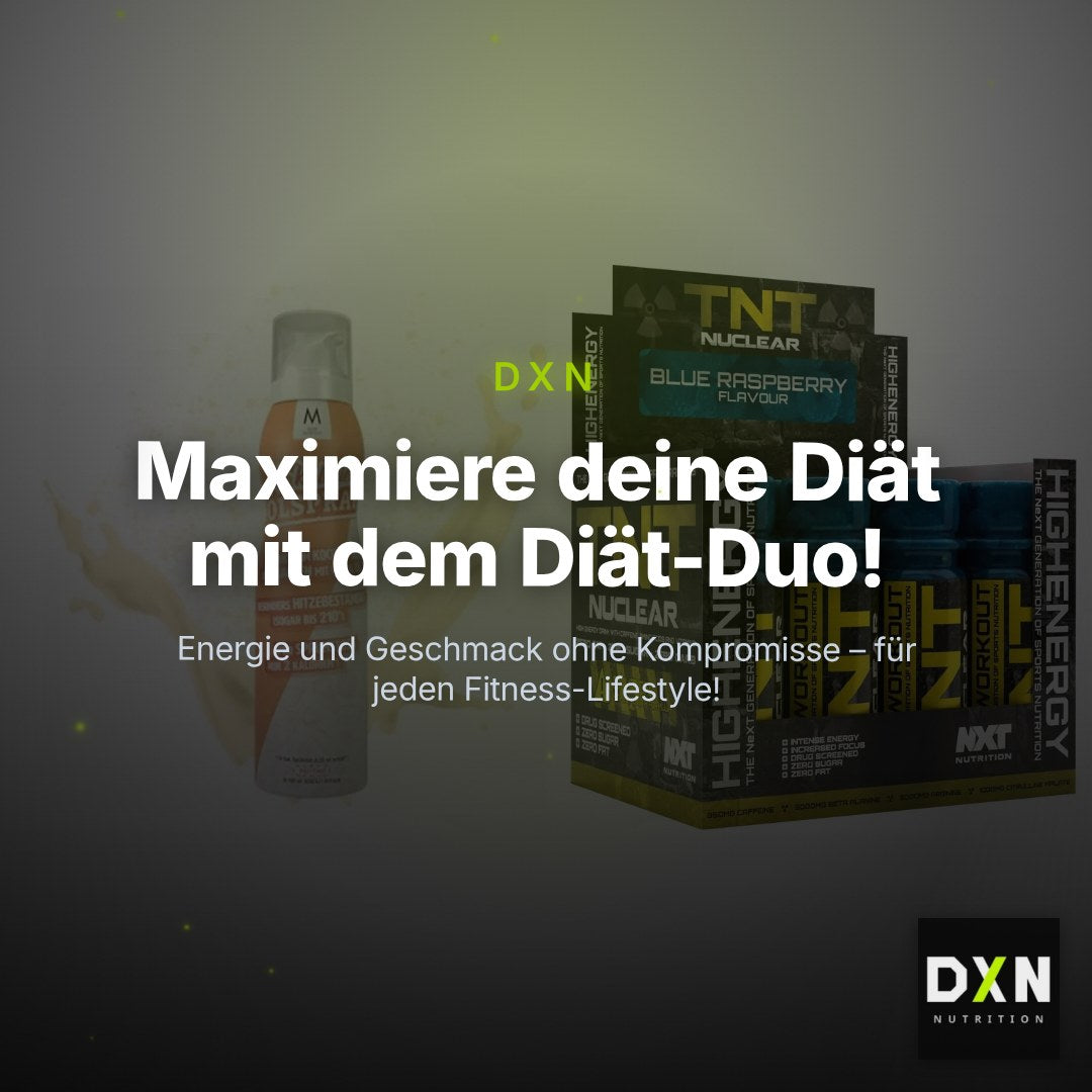 Diät-Duo: More Nutrition 2 Kalorien + NXT Nutrition TNT Nuclear – Clean Showcase Plus