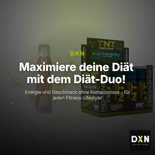 Diät-Duo: More Nutrition 2 Kalorien + NXT Nutrition TNT Nuclear – Clean Showcase Plus