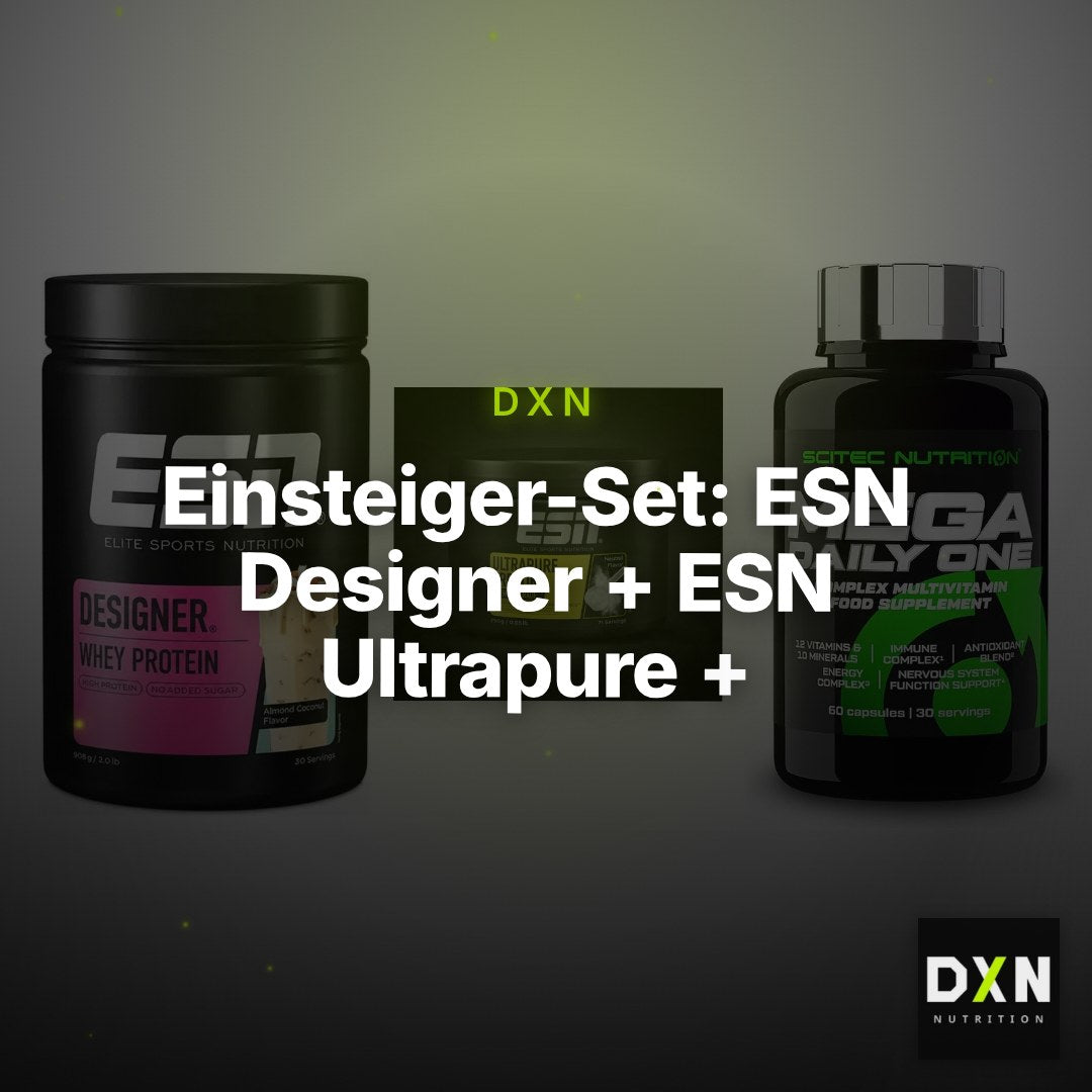 Einsteiger-Set: ESN Designer + ESN Ultrapure + Scitec Mega – Clean Showcase Plus
