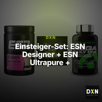 Einsteiger-Set: ESN Designer + ESN Ultrapure + Scitec Mega – Clean Showcase Plus