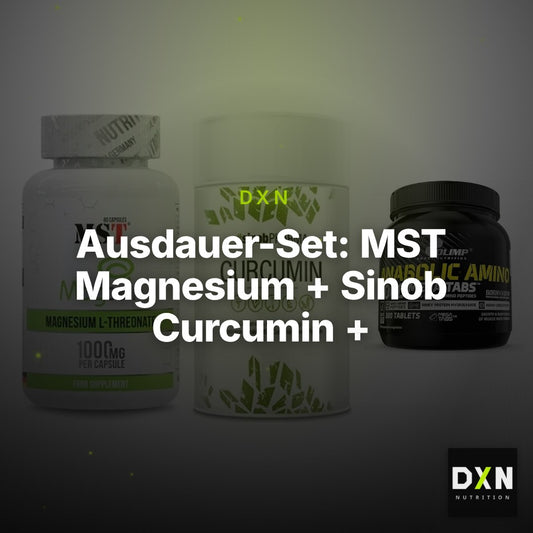 Ausdauer-Set: MST Magnesium + Sinob Curcumin + Olimp Anabolic – Clean Showcase Plus