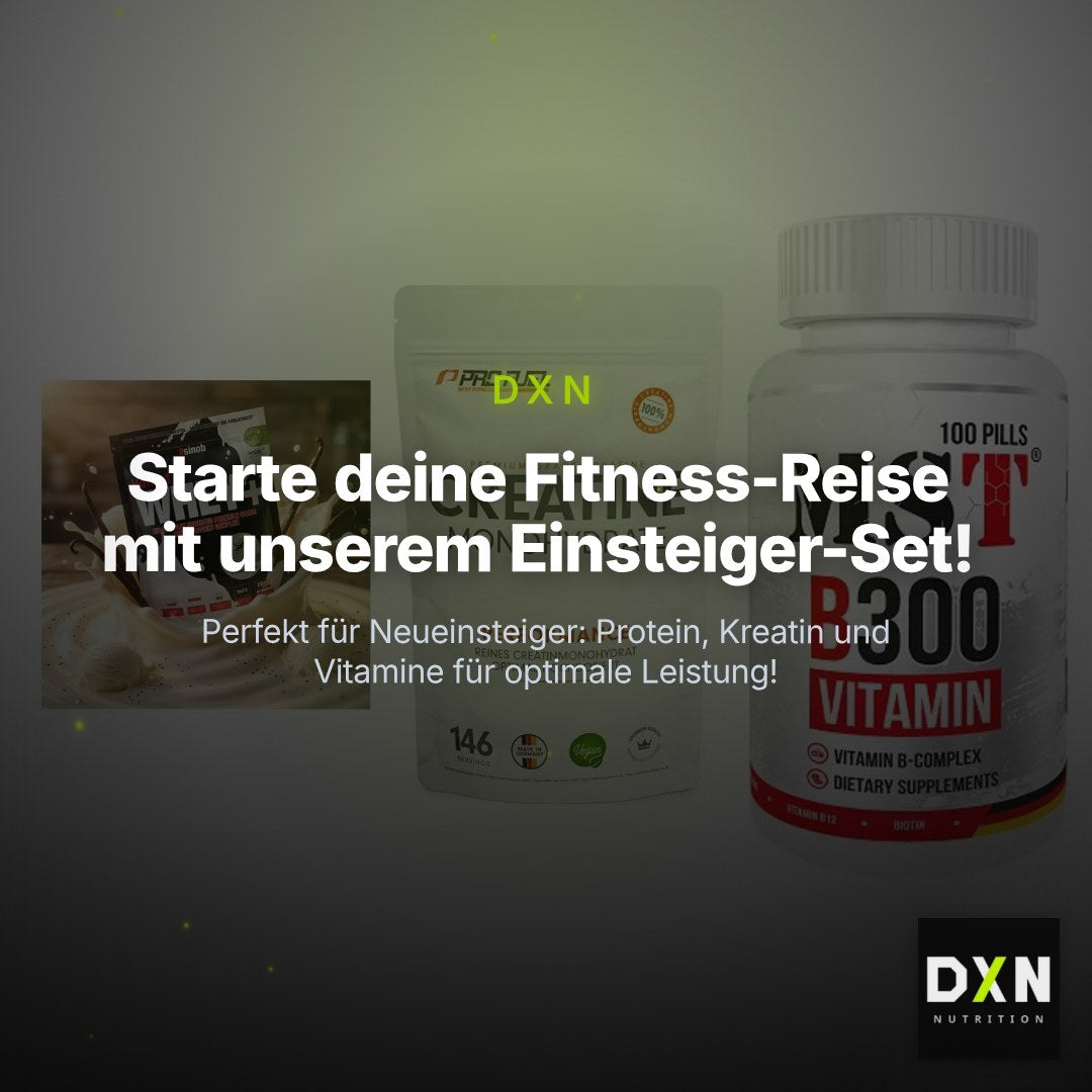 Einsteiger-Set: Sinob Honest + ProFuel Creatine + MST B300 B-Compl – Clean Showcase Plus