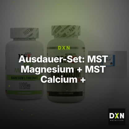 Ausdauer-Set: MST Magnesium + MST Calcium + NNT Citrullin – Clean Showcase Plus