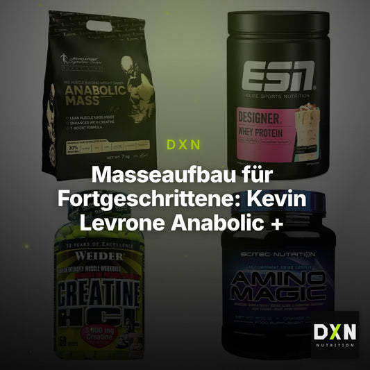 Masseaufbau für Fortgeschrittene: Kevin Levrone Anabolic + 3 weitere – Clean Showcase Plus