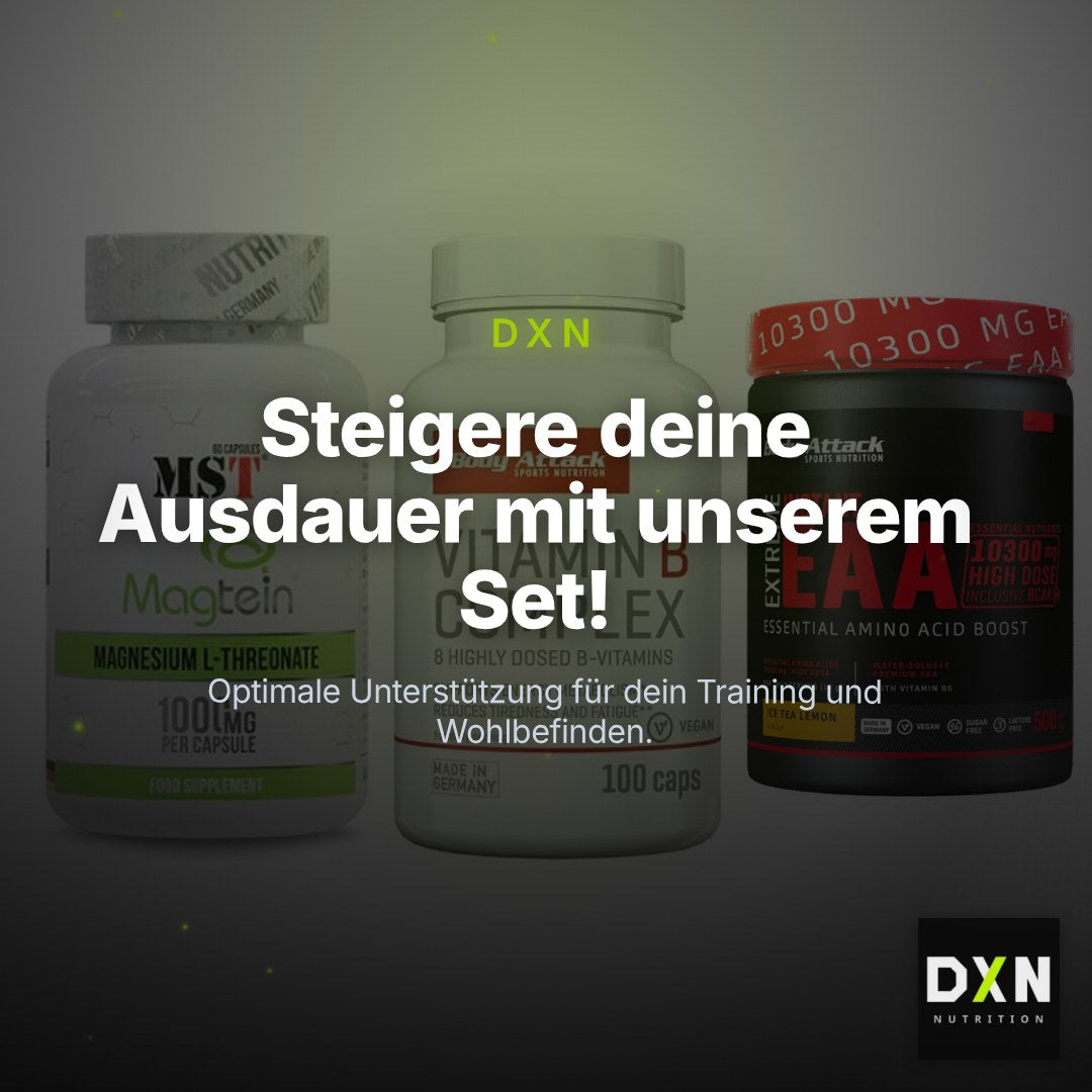 Ausdauer-Set: MST Magnesium + Body Attack Vitamin + 1 weitere – Clean Showcase Plus