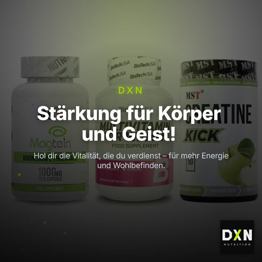 Ausdauer-Set: MST Magnesium + BioTech Multivit + MST Creatine – Clean Showcase Plus