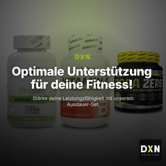 Ausdauer-Set: MST Magnesium + BioTech Vitamin + BioTech BCAA – Clean Showcase Plus