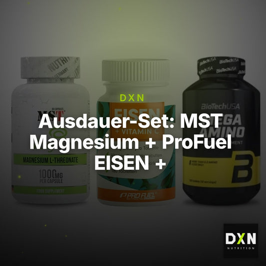 Ausdauer-Set: MST Magnesium + ProFuel EISEN + BioTech Mega – Clean Showcase Plus