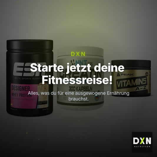 Einsteiger-Set: ESN Designer + NNT Creatin 1000 + Peak Vitamin A-Z – Clean Showcase Plus