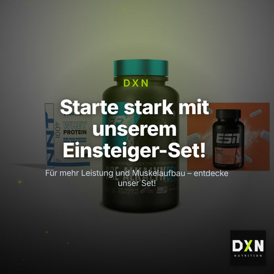 Einsteiger-Set: NNT Whey + EFX Kre-Alkalyn + ESN Zinc – Clean Showcase Plus