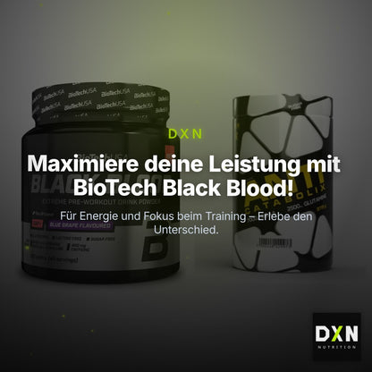 Trainings-Set: BioTech Black Blood CAF + FA Nutrition Anticatabolix – Clean Showcase Plus