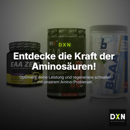 Amino-Probierset: BioTech EAA + MST EAA & BCAA + Blackline – Clean Showcase Plus