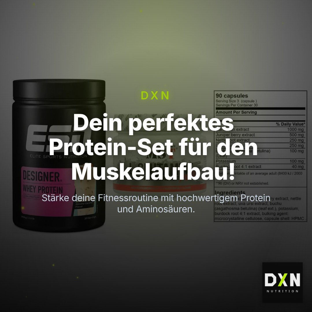 Definitionsphase-Set: ESN Designer + MST Glutamine + GN Shred Cuts – Clean Showcase Plus