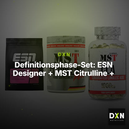 Definitionsphase-Set: ESN Designer + MST Citrulline + MST CLA 1000mg – Clean Showcase Plus
