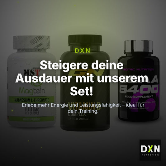 Ausdauer-Set: MST Magnesium + GN Vitamin + Scitec BCAA 6400 – Clean Showcase Plus