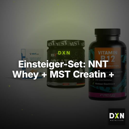 Einsteiger-Set: NNT Whey + MST Creatin + ProFuel Vitamin – Clean Showcase Plus