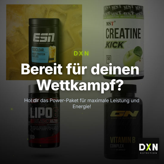 Wettkampfvorbereitung: ESN ISOCLEAR + MST Creatine + 2 weitere – Clean Showcase Plus