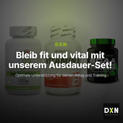 Ausdauer-Set: MST Magnesium + BioTech Vitamin + Scitec BCAA – Clean Showcase Plus