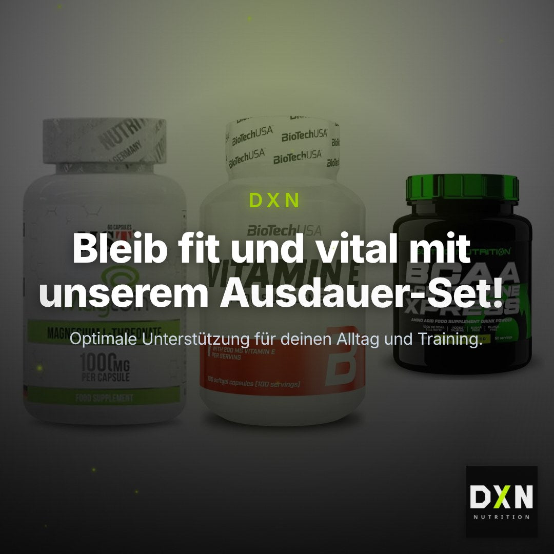 Ausdauer-Set: MST Magnesium + BioTech Vitamin + Scitec BCAA – Clean Showcase Plus