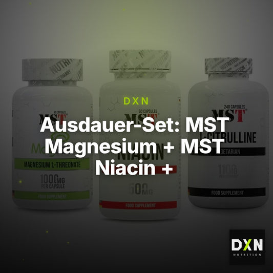 Ausdauer-Set: MST Magnesium + MST Niacin + MST Citrulline – Clean Showcase Plus