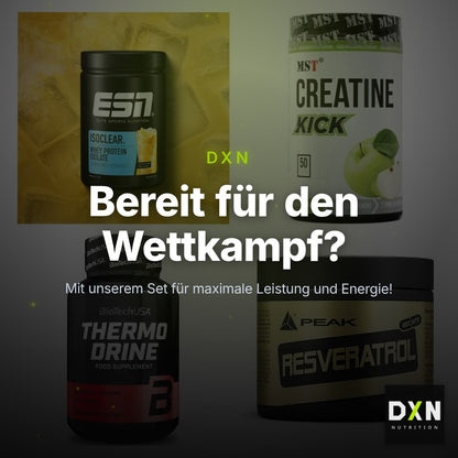 Wettkampfvorbereitung: ESN ISOCLEAR + MST Creatine + 2 weitere – Clean Showcase Plus