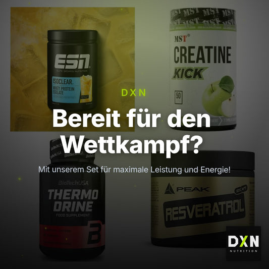 Wettkampfvorbereitung: ESN ISOCLEAR + MST Creatine + 2 weitere – Clean Showcase Plus