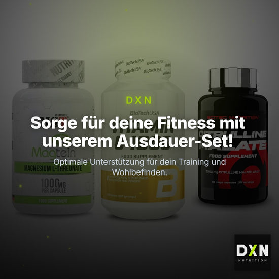 Ausdauer-Set: MST Magnesium + BioTech Vitamin + Scitec Citrullin – Clean Showcase Plus