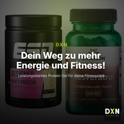 Basis-Set: ESN Designer Whey + Swanson Resveratrol – Clean Showcase Plus
