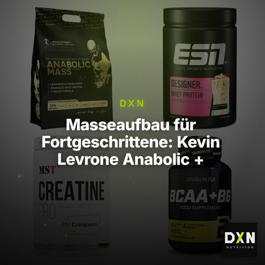 Masseaufbau für Fortgeschrittene: Kevin Levrone Anabolic + 3 weitere – Clean Showcase Plus