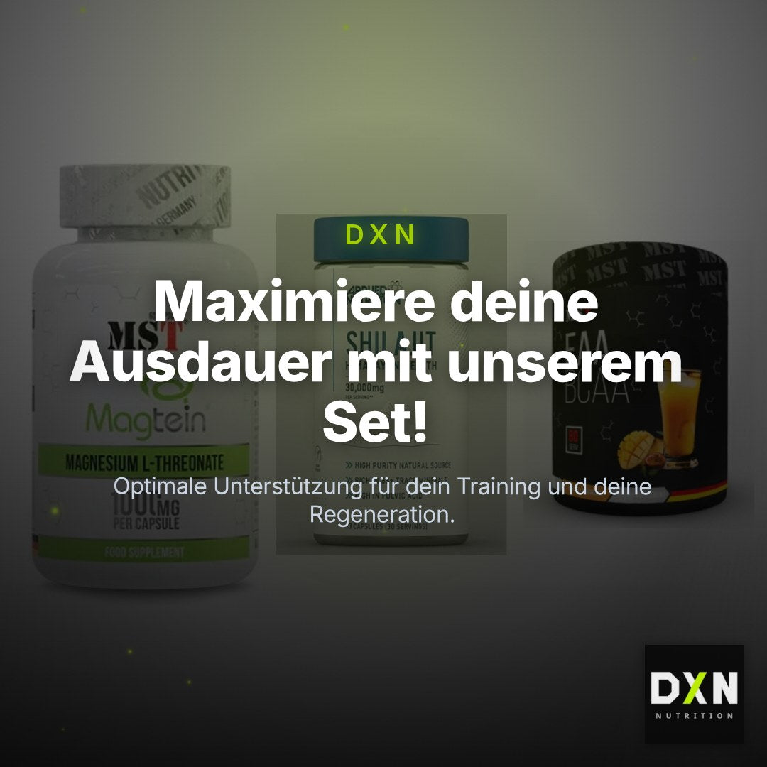 Ausdauer-Set: MST Magnesium + Applied Nutritio + MST EAA & BCAA – Clean Showcase Plus